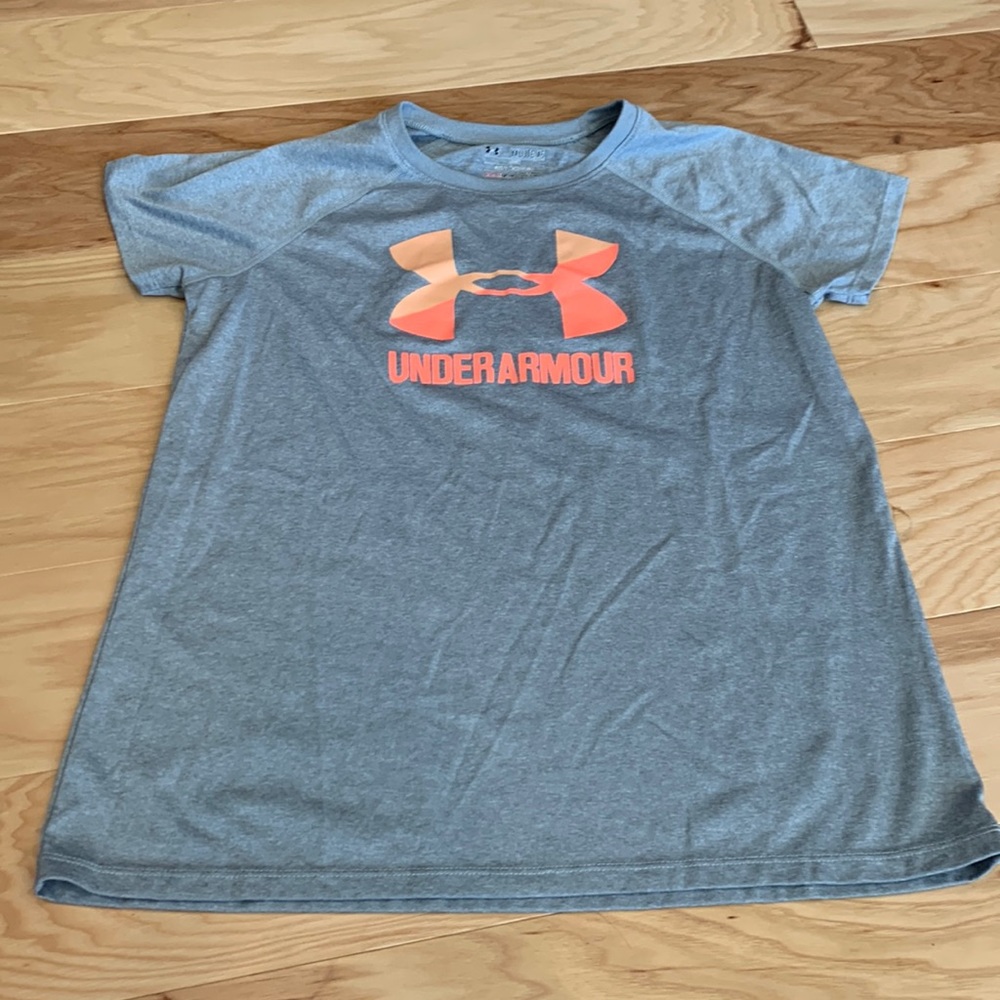 under armour kids workout shirt
